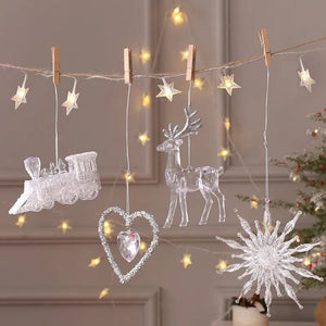 Crystal Deer Wreath Hanging