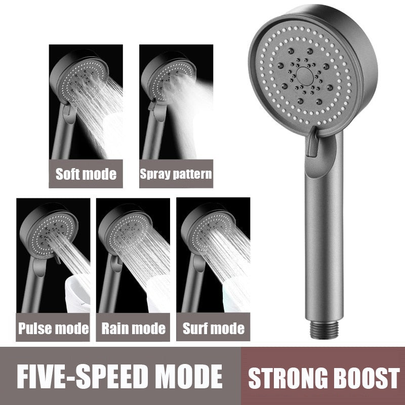 Multi-functional High-Pressure Shower Head