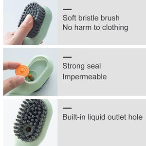 Soft Bristled Liquid Shoe Brush